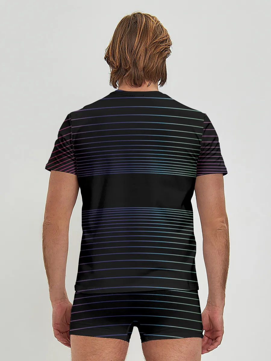 Мужские трусы с футболкой / Полоски