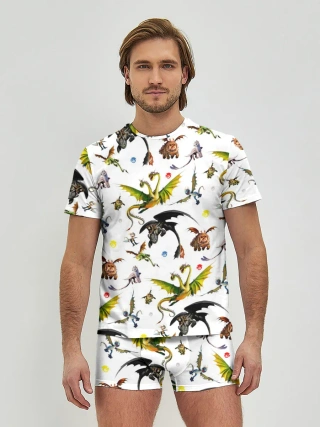 Мужские трусы с футболкой / Как приручить дракона