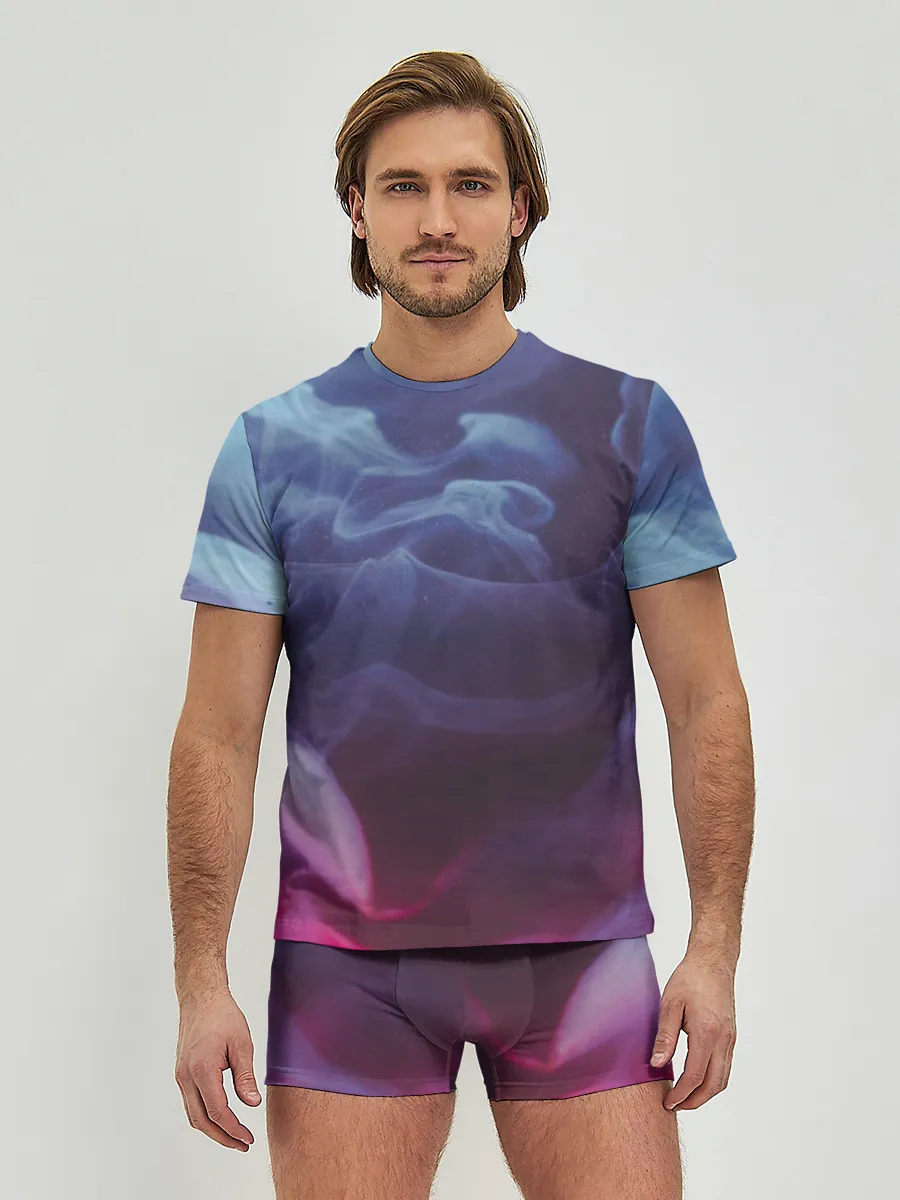 Мужские трусы с футболкой / Футболка Smoke