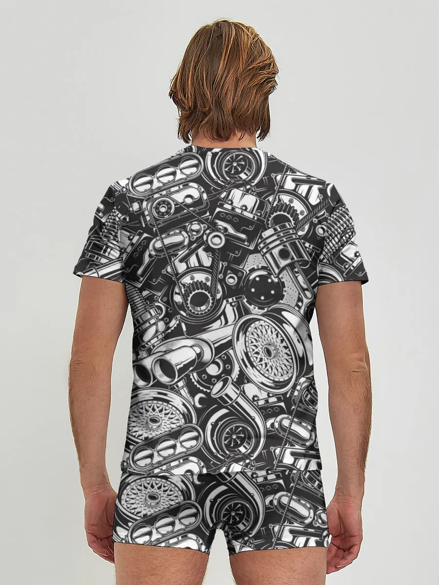 Мужские трусы с футболкой / Автомобильные детали