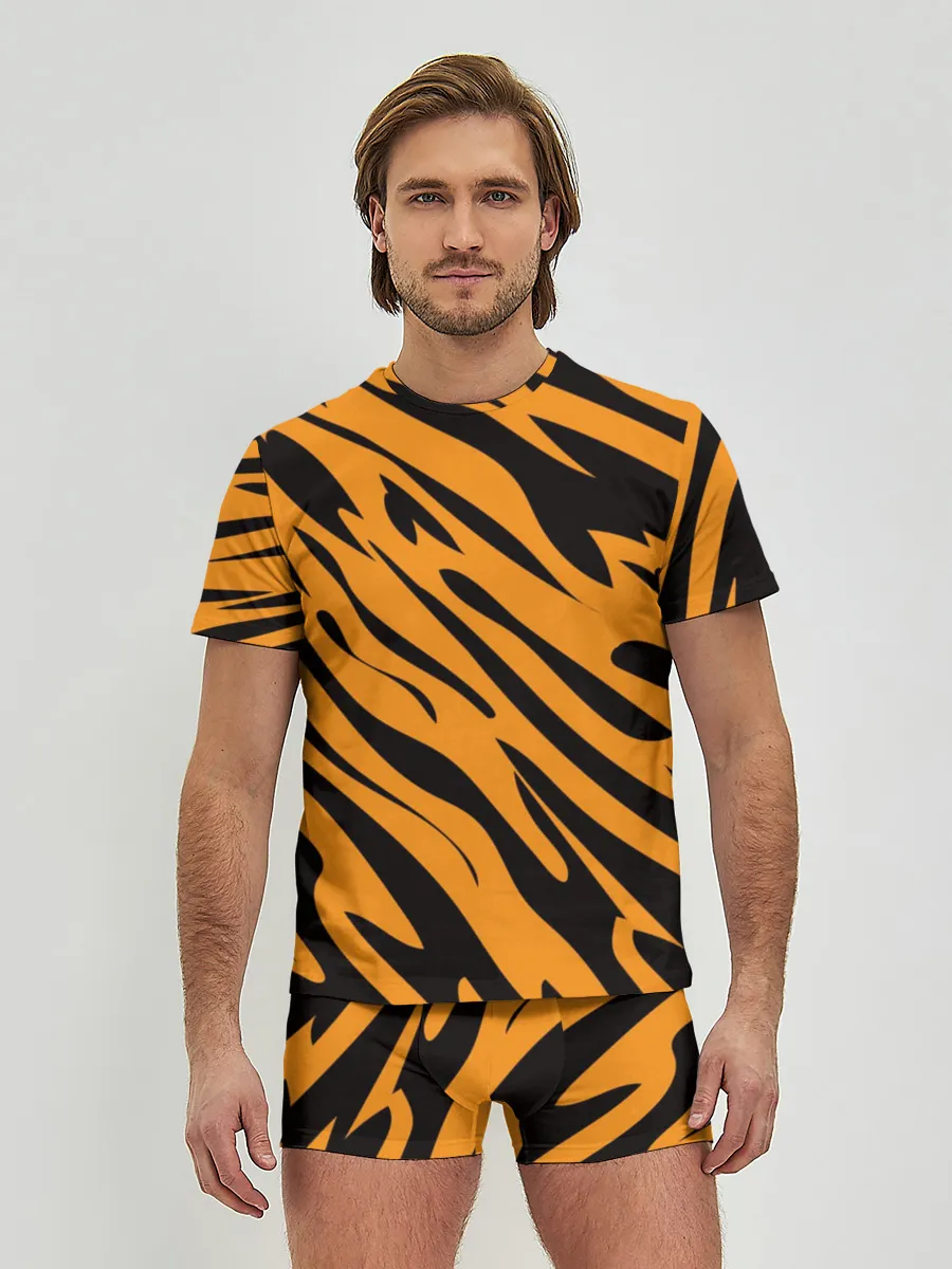Мужские трусы с футболкой / Тигр