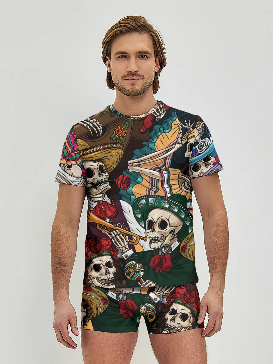 Мужские трусы с футболкой / Мексиканская Вечеринка