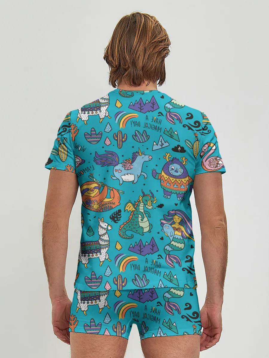 Мужские трусы с футболкой / Have a magical day!