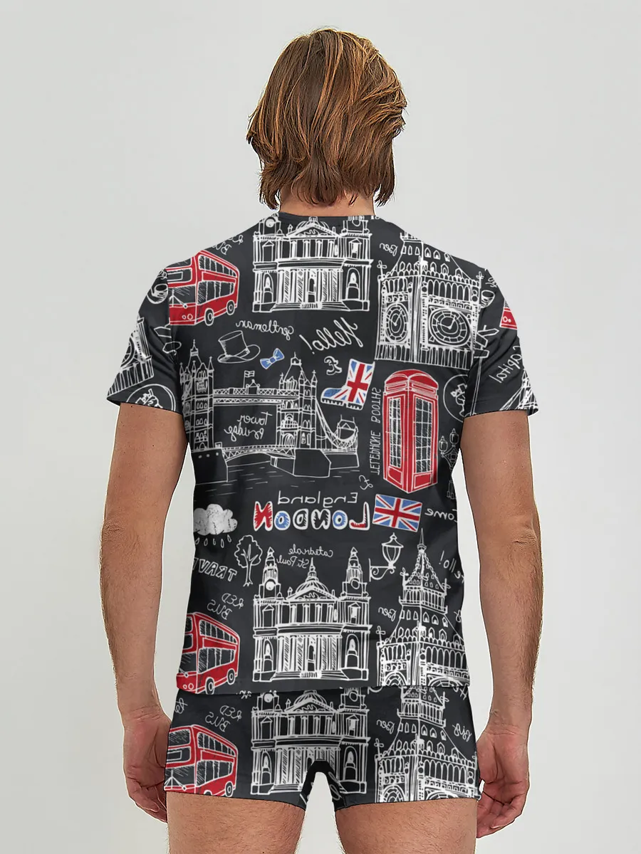 Мужские трусы с футболкой / Лондон