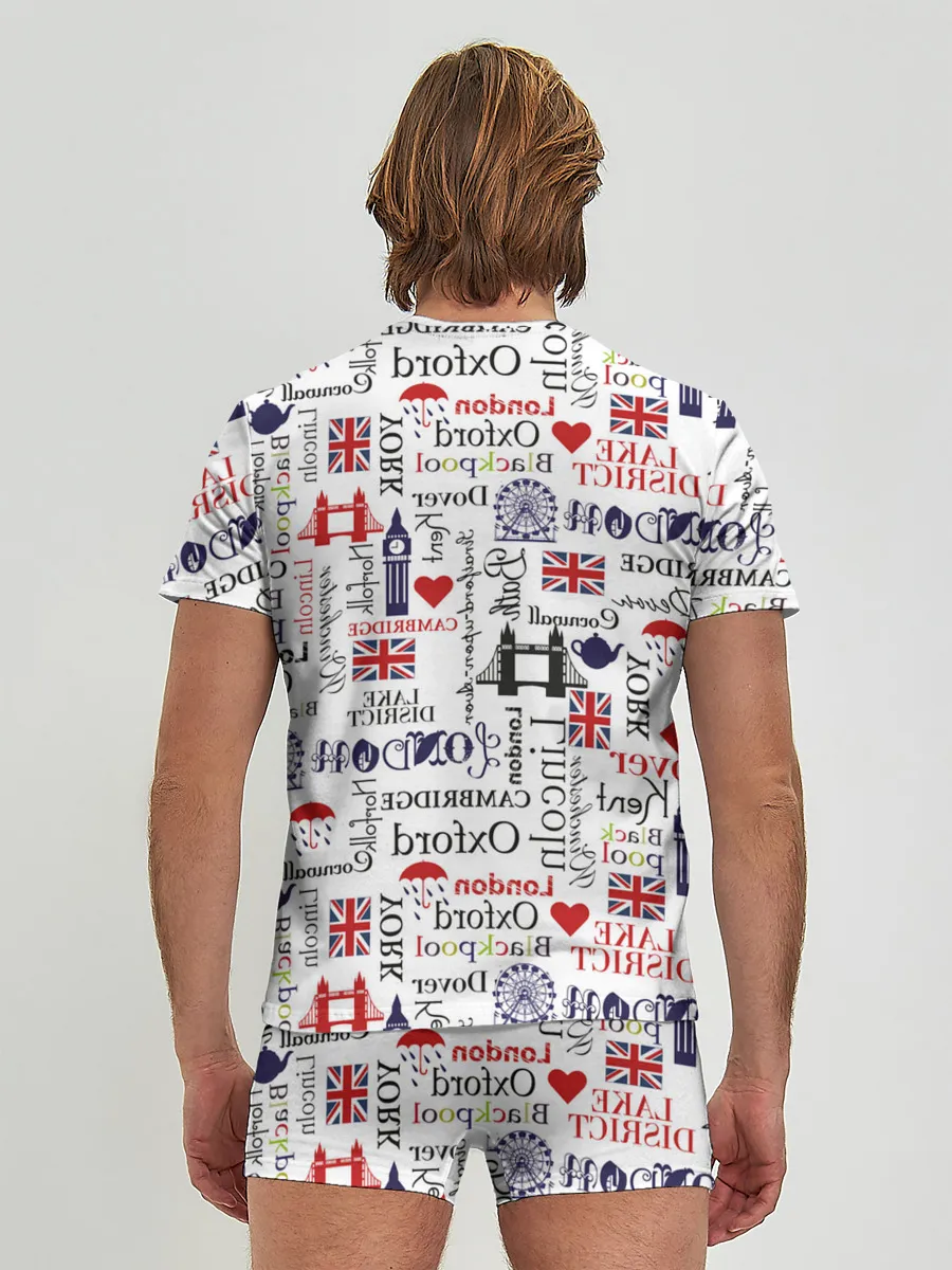 Мужские трусы с футболкой / Лондон