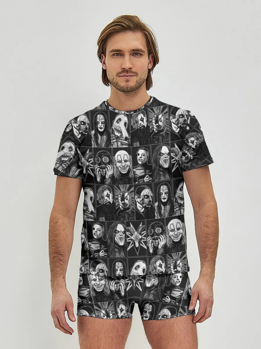 Мужские трусы с футболкой / Slipknot