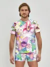 Мужские трусы с футболкой / Цветы