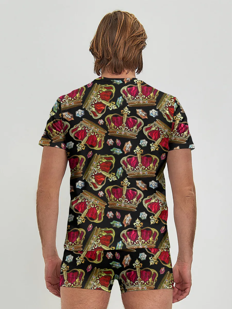 Мужские трусы с футболкой / Короны