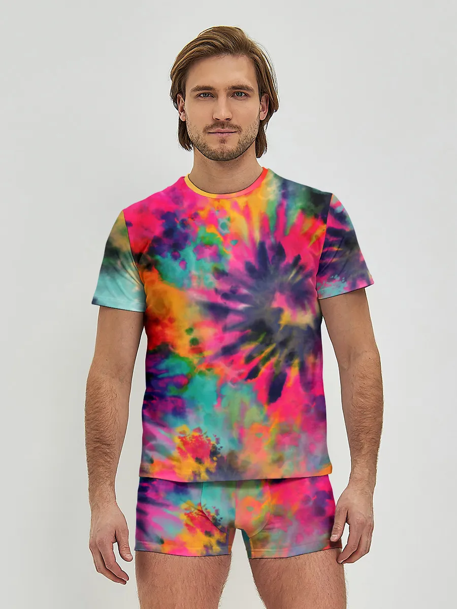 Мужские трусы с футболкой / Хиппи