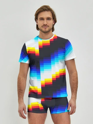 Мужские трусы с футболкой / pantone