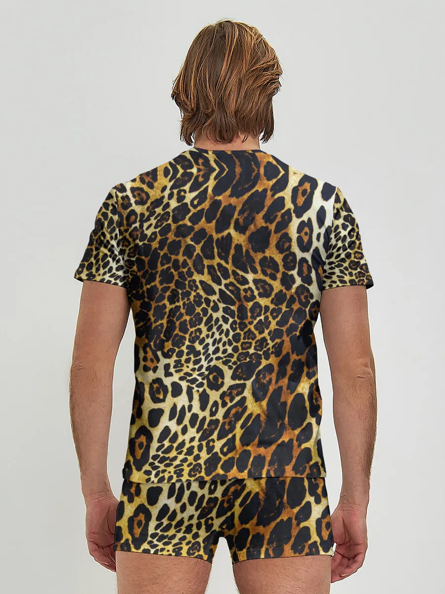 Мужские трусы с футболкой / Шкура леопарда