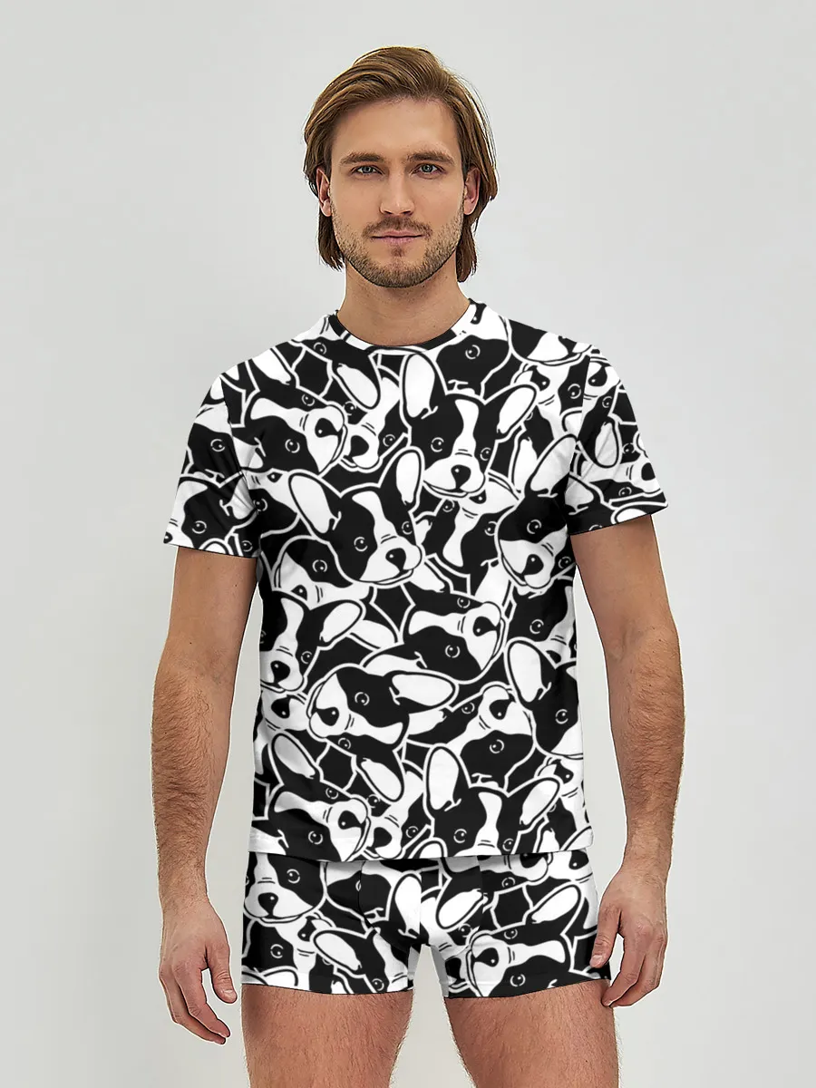 Мужские трусы с футболкой / Забавные собаки