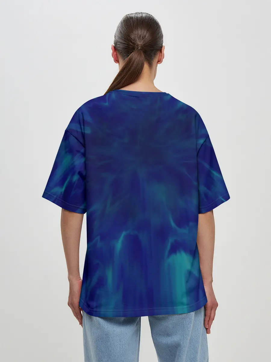 Женская футболка оверсайз / Subaru