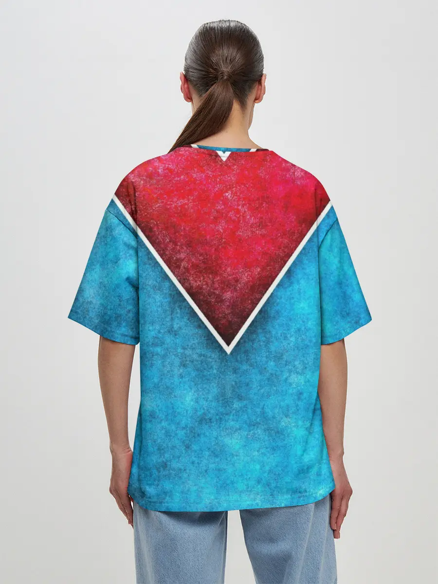 Женская футболка оверсайз / Grunge