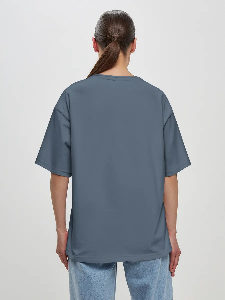 Женская футболка оверсайз / Щука