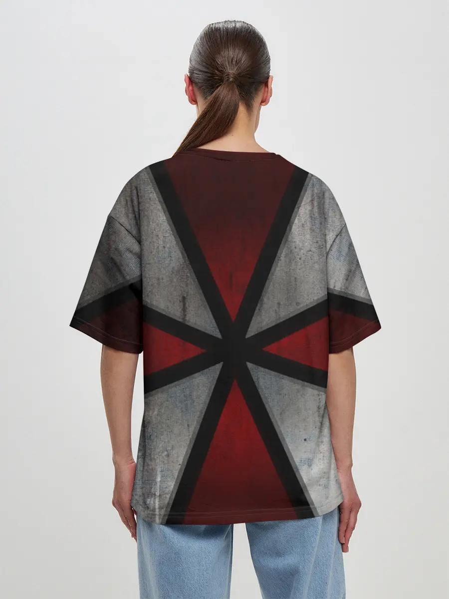 Женская футболка оверсайз / Umbrella corps