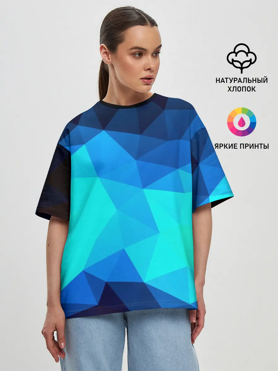 Женская футболка оверсайз / Pilygon