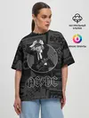 Женская футболка оверсайз / AC/DC