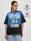 Женская футболка оверсайз / System of a Down