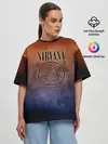 Женская футболка оверсайз / Nirvana