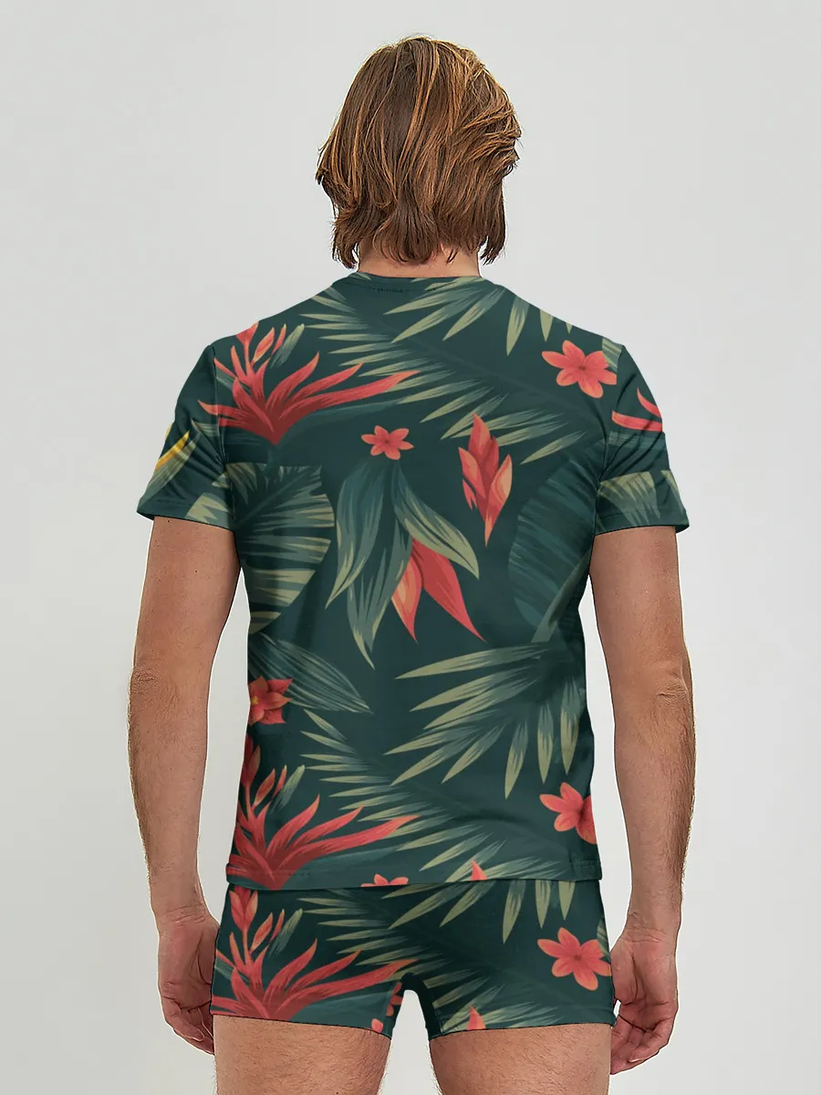 Мужские трусы с футболкой / Тропики