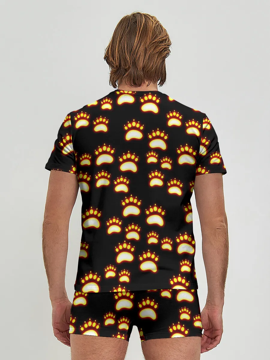 Мужские трусы с футболкой / Сила удара медведя