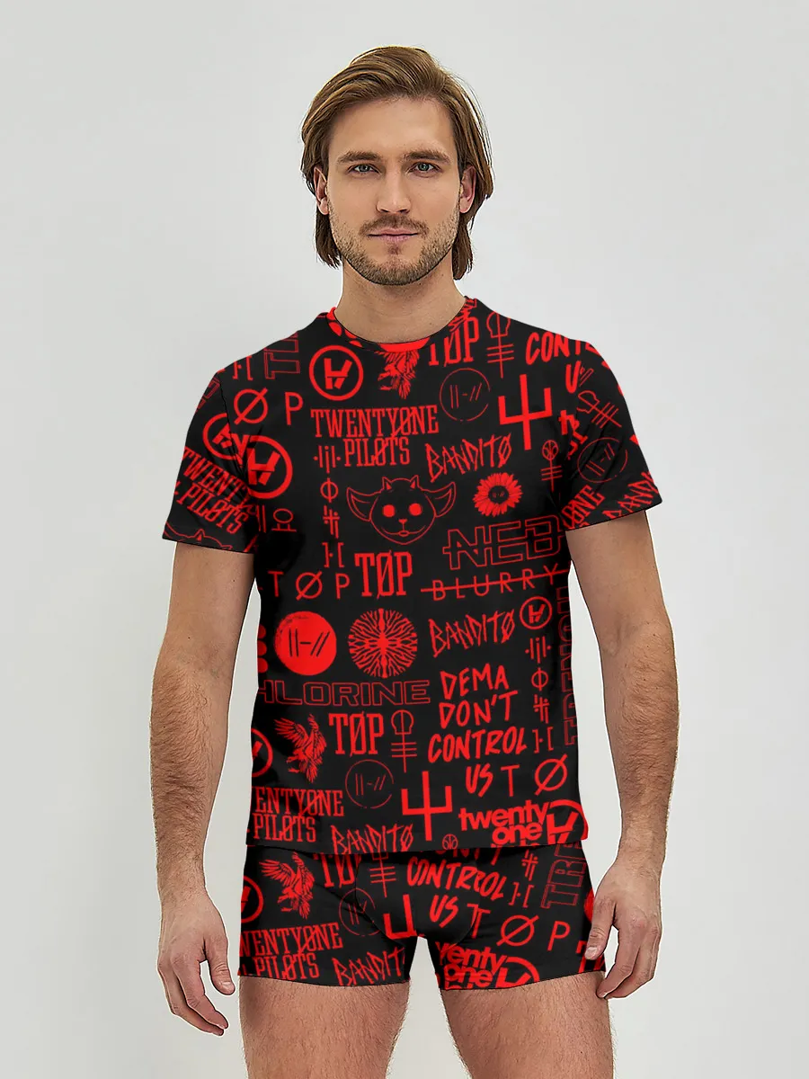Мужские трусы с футболкой / TWENTY ONE PILOTS