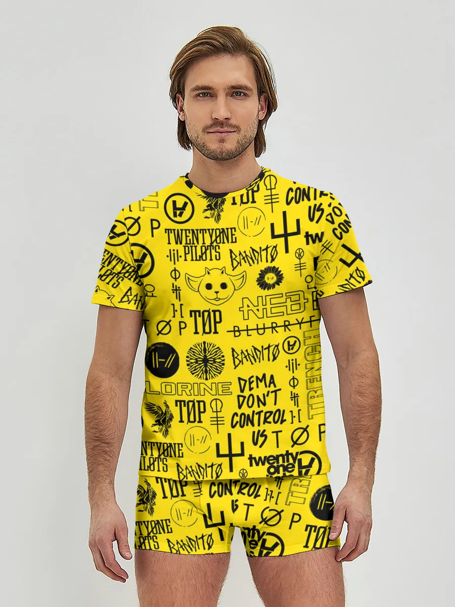 Мужские трусы с футболкой / TWENTY ONE PILOTS