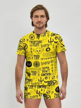 Мужские трусы с футболкой / TWENTY ONE PILOTS