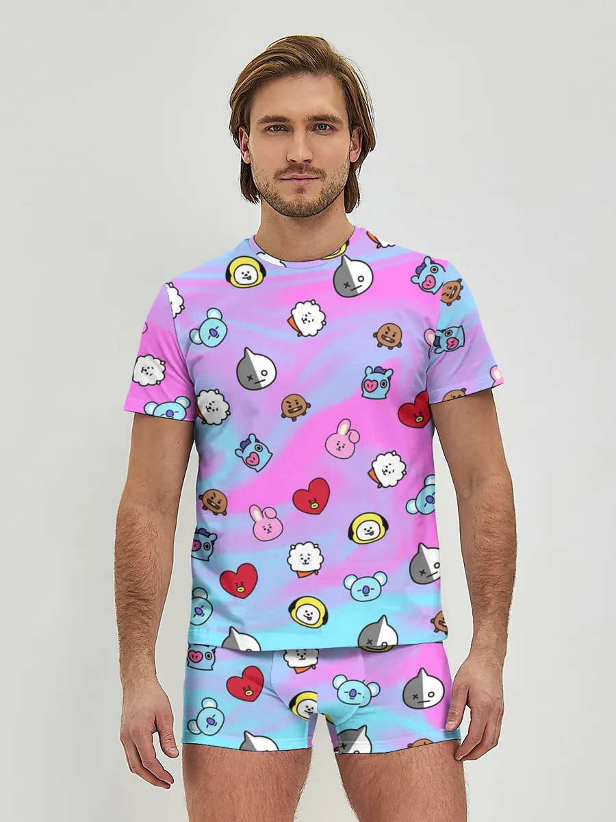 Мужские трусы с футболкой / BT21