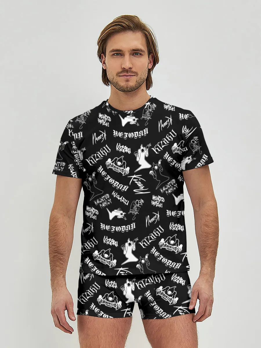 Мужские трусы с футболкой / KIZARU / HAUNTED FAMILY
