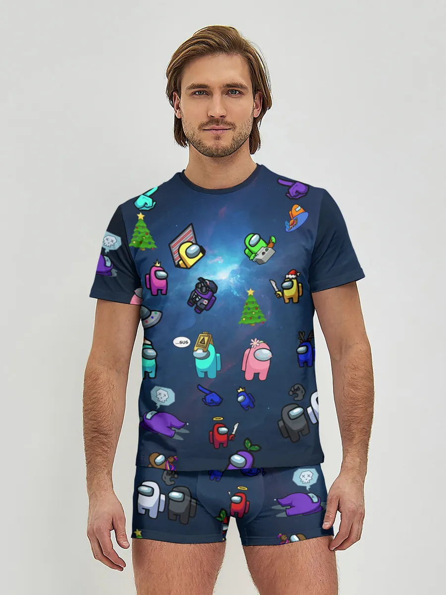 Мужские трусы с футболкой / Among US