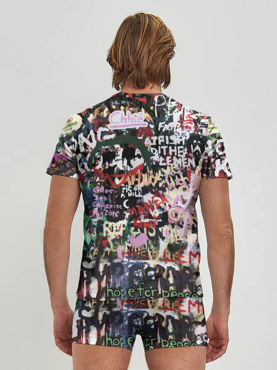 Мужские трусы с футболкой / Street graffiti