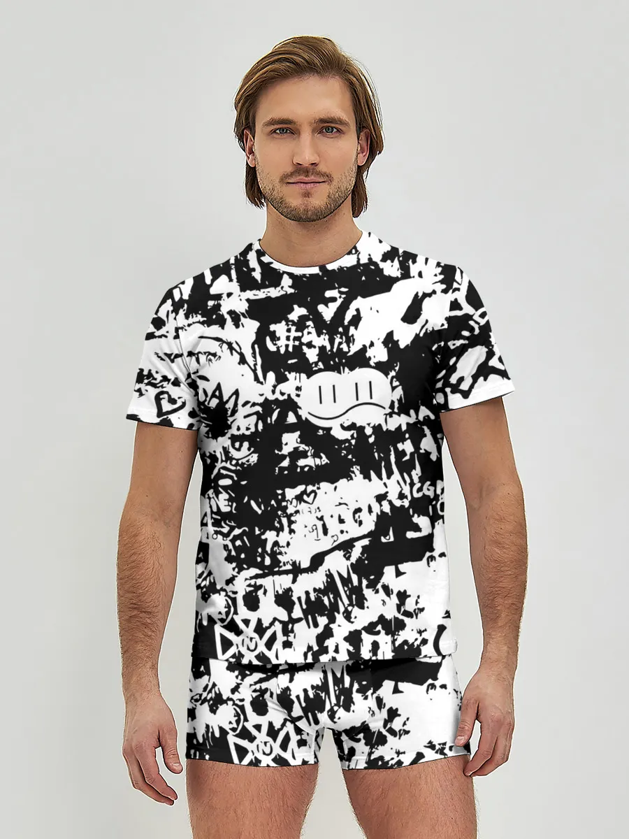 Мужские трусы с футболкой / Graffiti