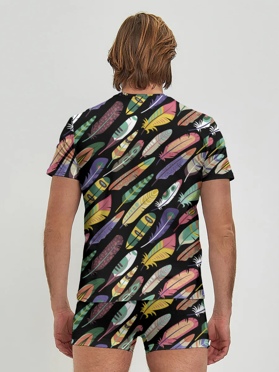 Мужские трусы с футболкой / Feathers 2022