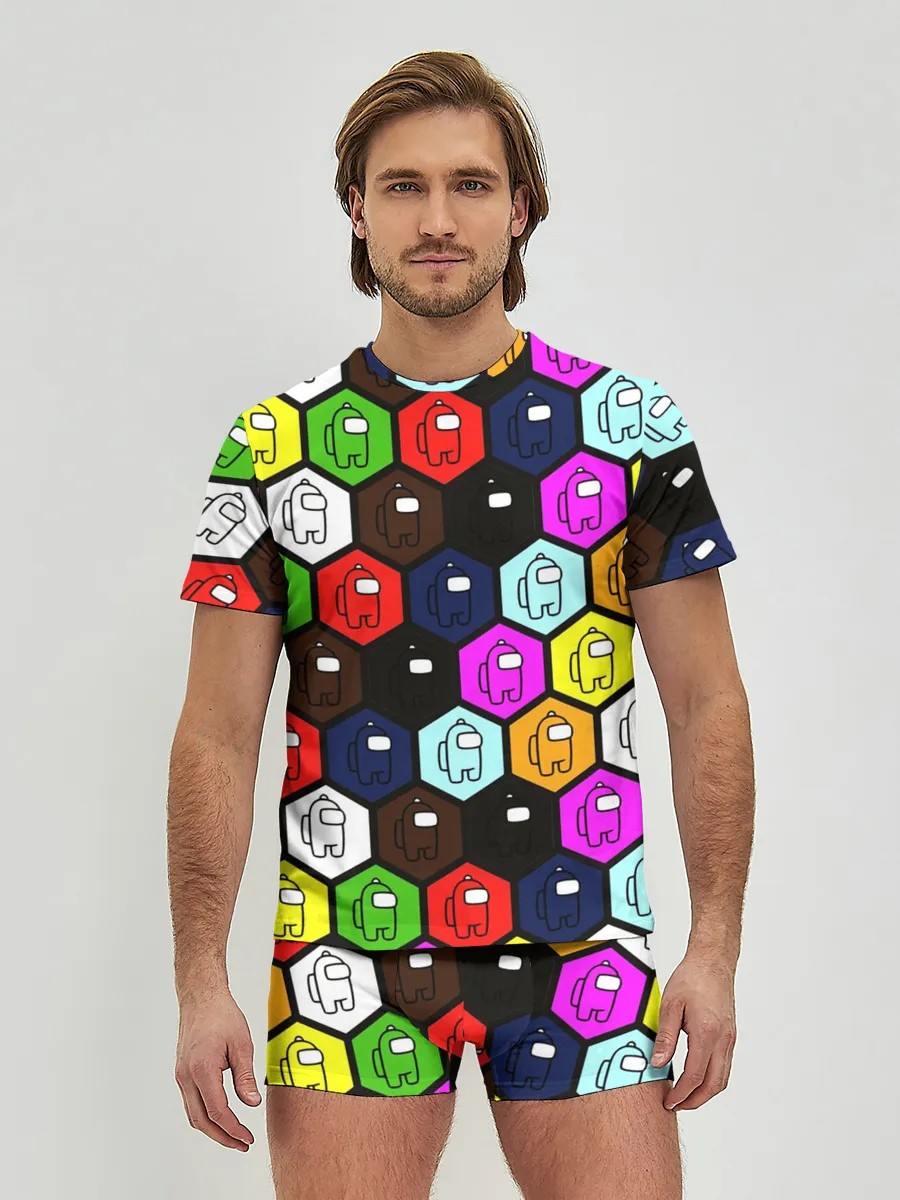 Мужские трусы с футболкой / AMONG US