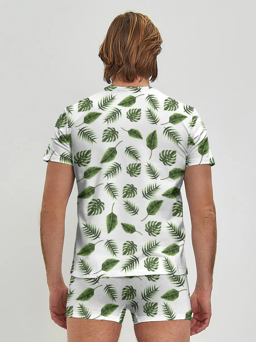 Мужские трусы с футболкой / папоротник