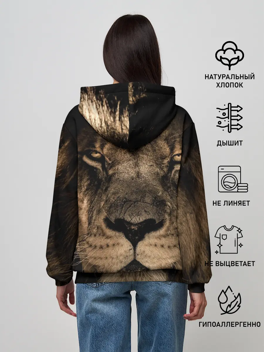 Женское худи / Лев