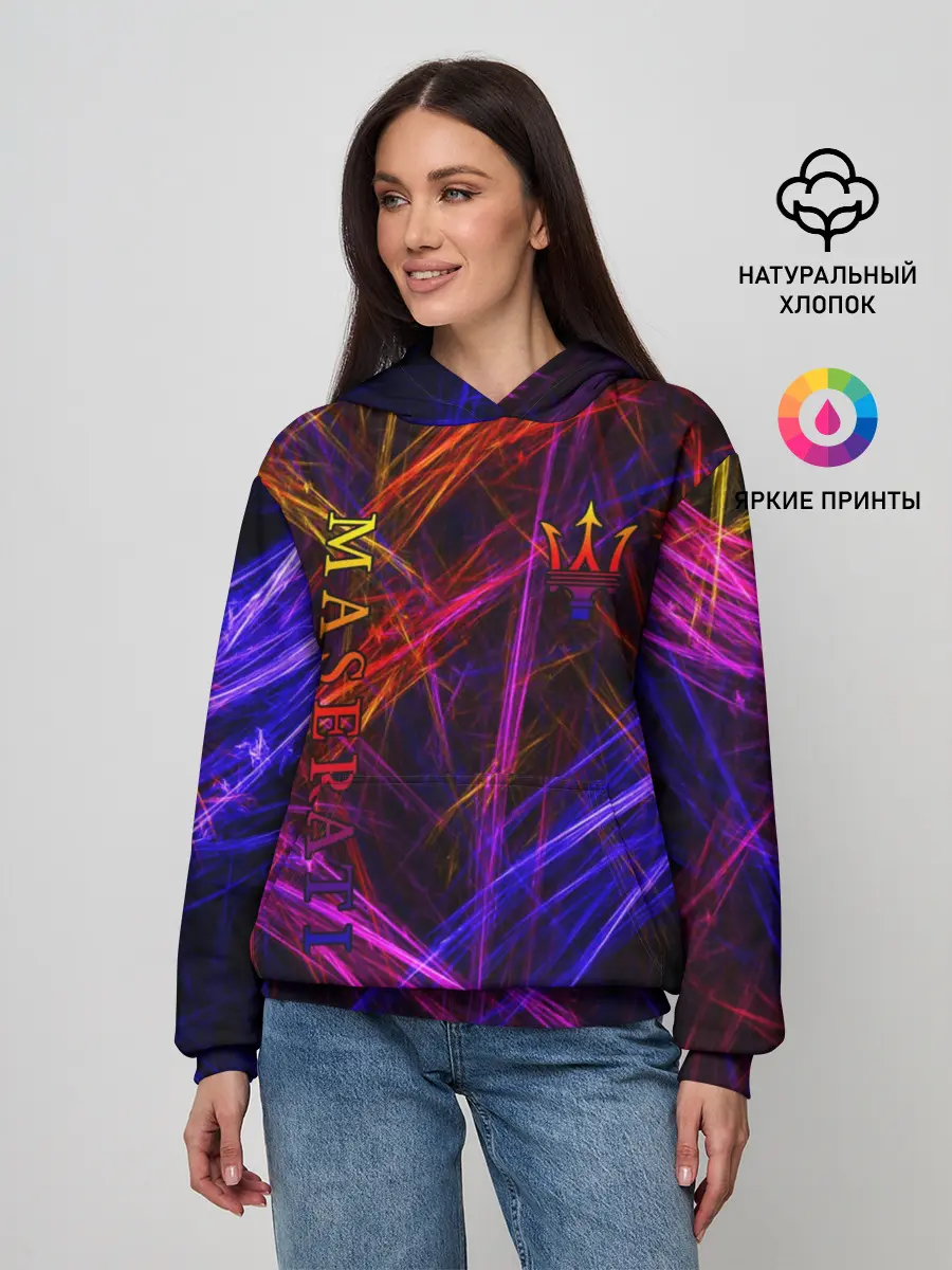 Женское худи / Maserati | Мазерати