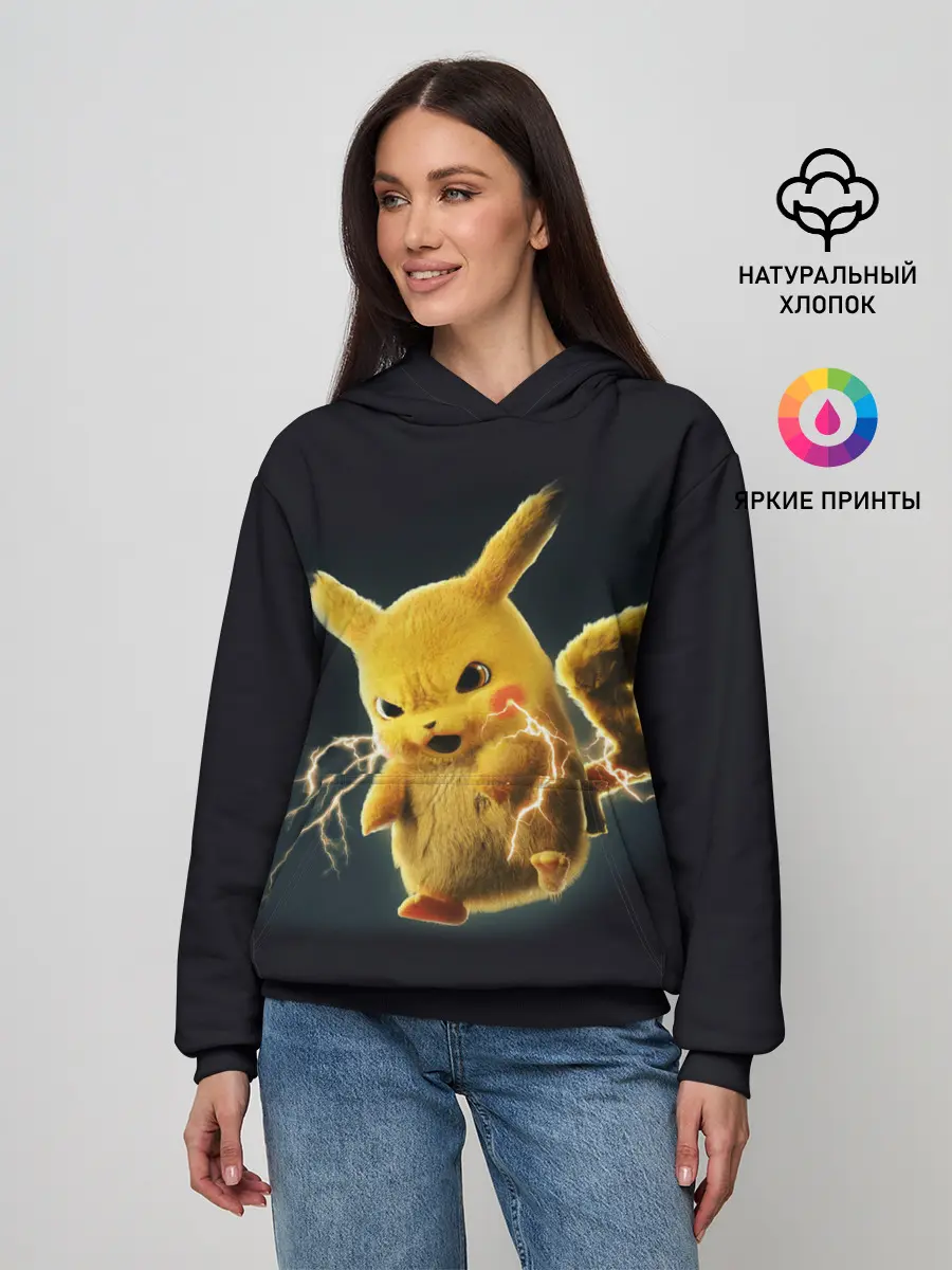 Женское худи / Pikachu Pika Pika