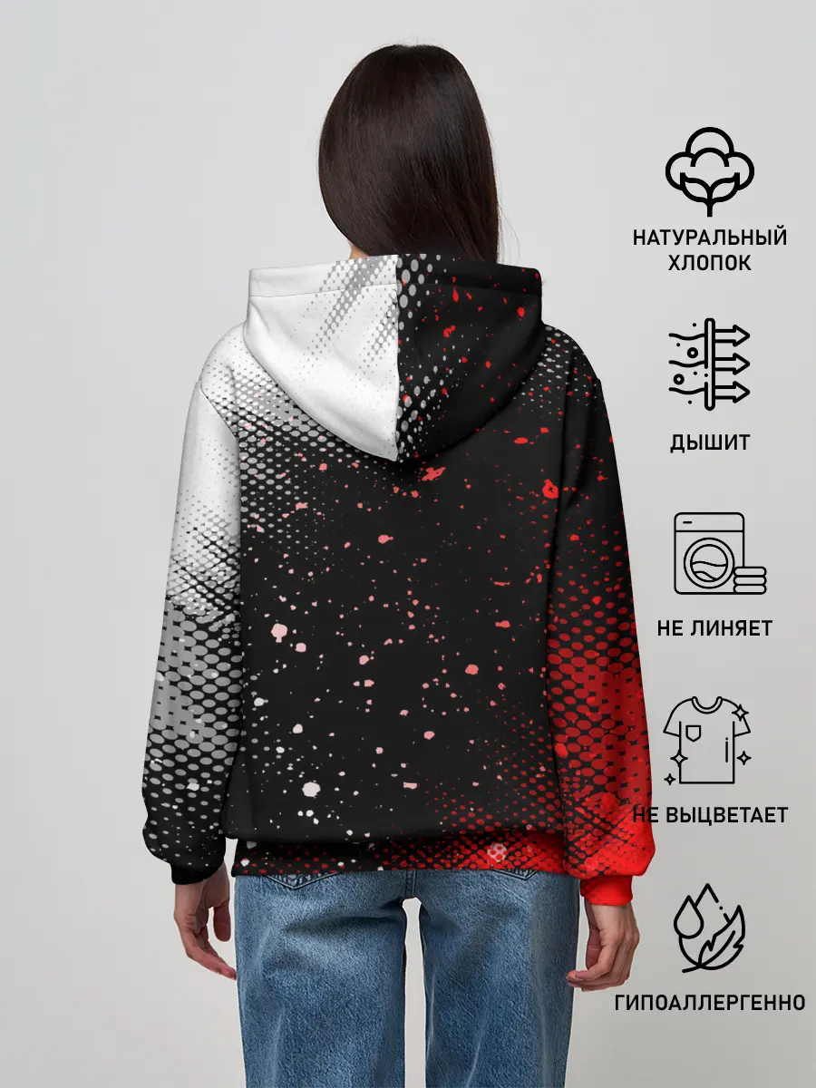 Женское худи / AC MILAN / МИЛАН