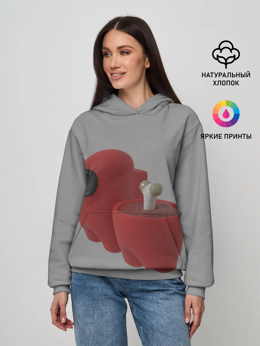 Женское худи / Among Us - Human