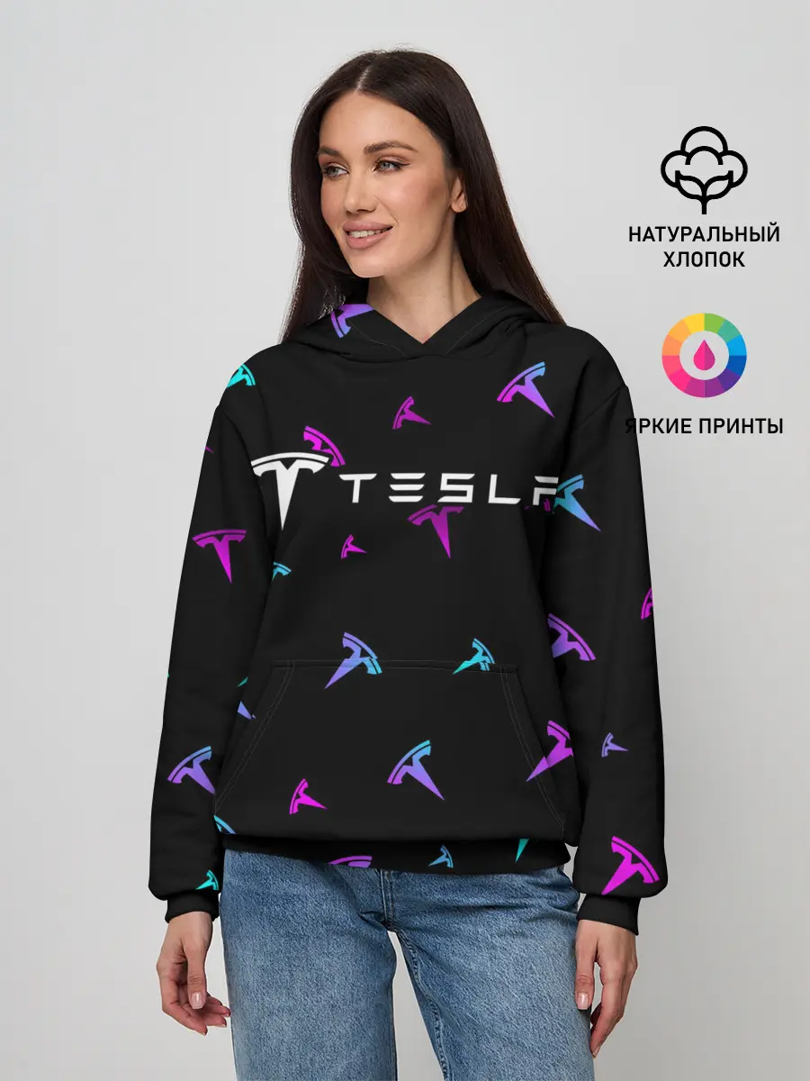 Женское худи / TESLA / Тесла