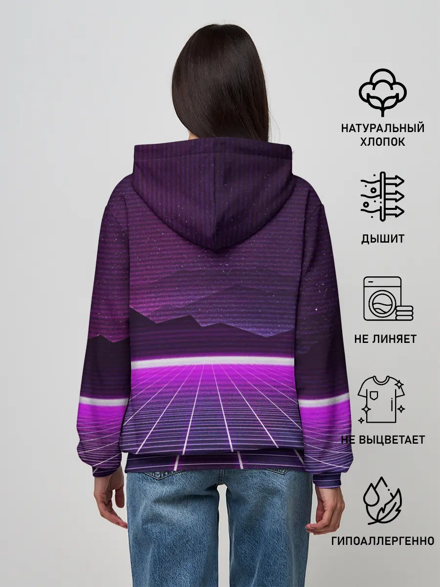 Женское худи / Synthwave