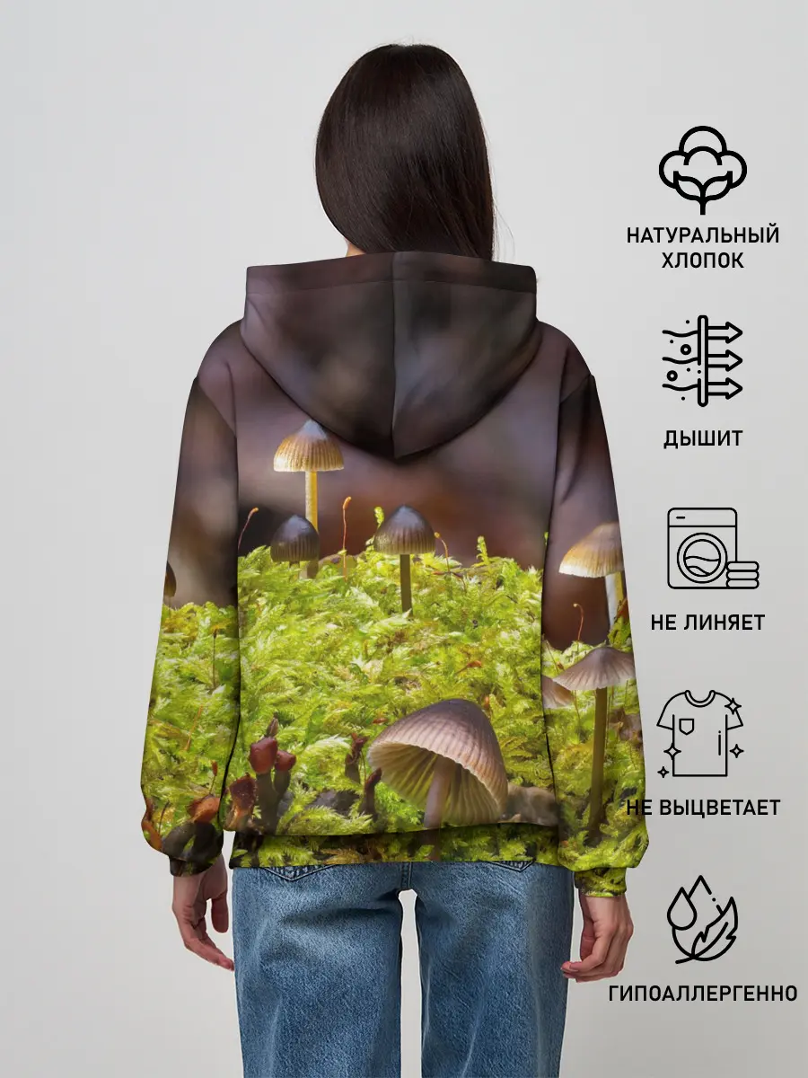 Женское худи / Мох