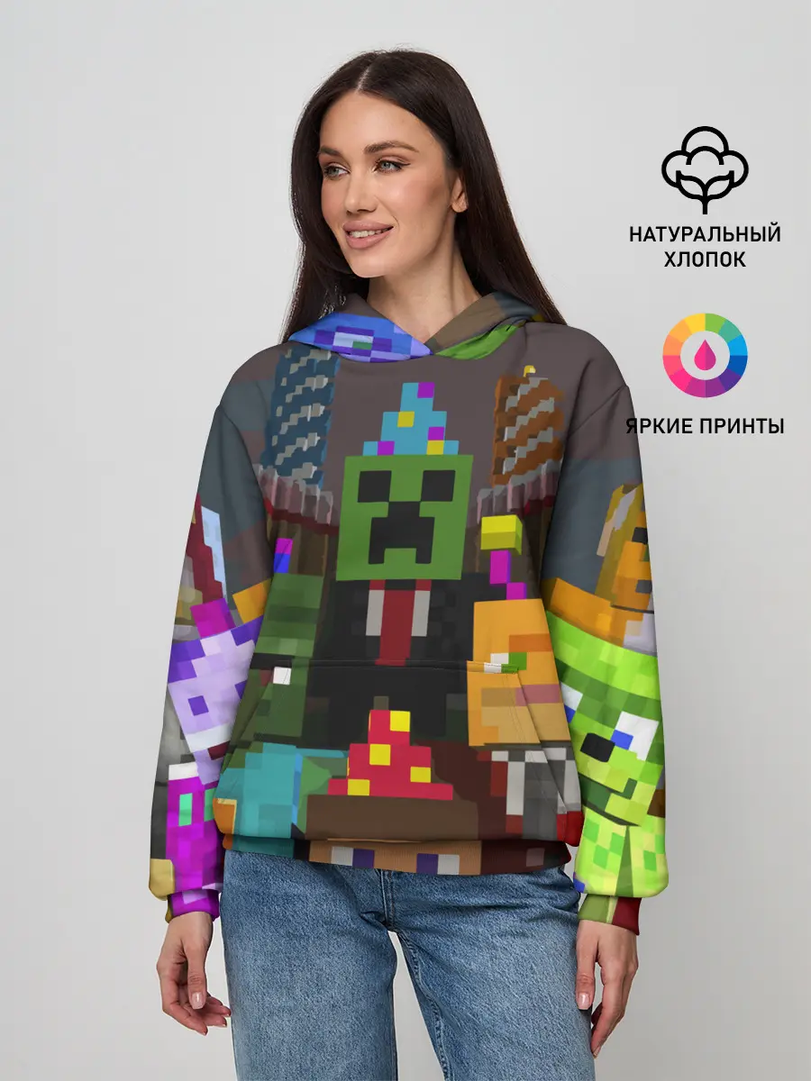 Женское худи / MINECRAFT
