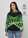 Женское худи / Неоновые квадраты