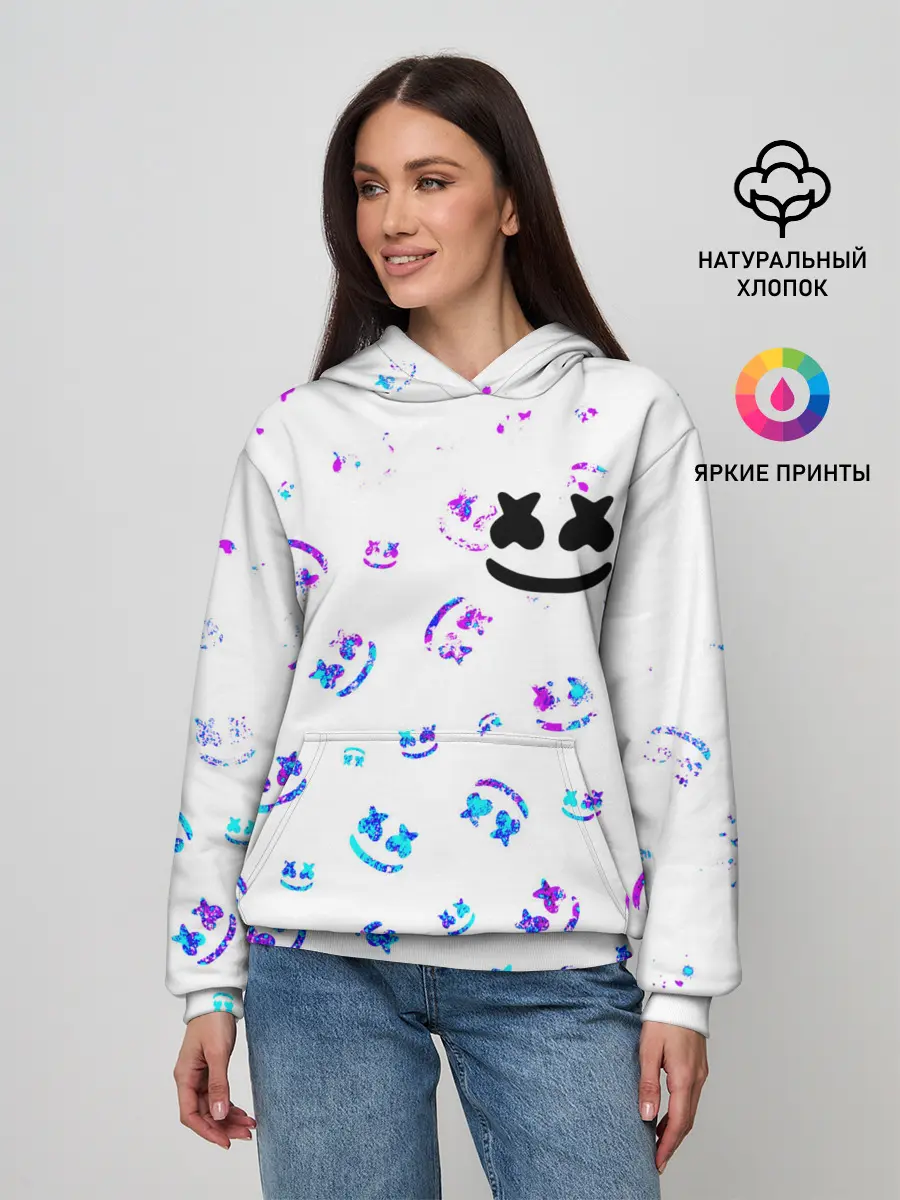 Женское худи / MARSHMELLO / МАРШМЕЛЛОУ