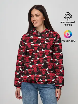Женское худи / Быки Chicago Bulls