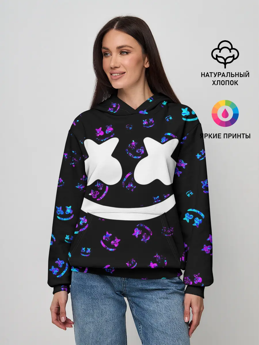 Женское худи / MARSHMELLO / МАРШМЕЛЛОУ